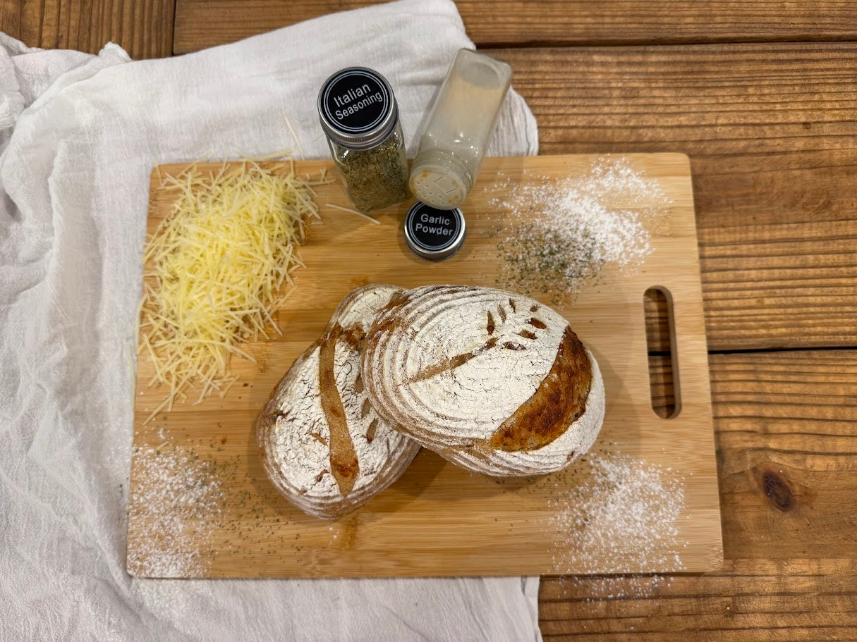 Garlic Parmesan Sourdough Loaf - Large