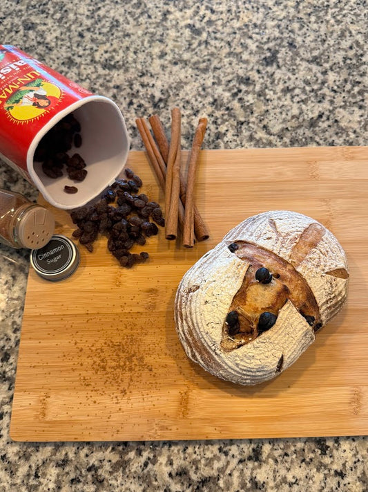 Cinnamon Raisin Sourdough Loaf - Large