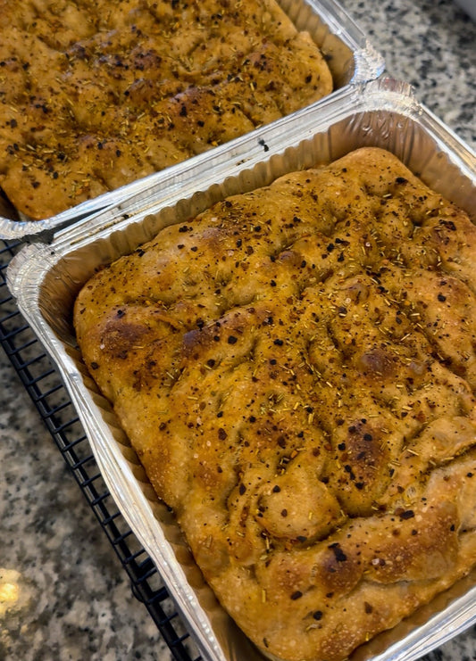 Rosemary Garlic Sourdough Focaccia